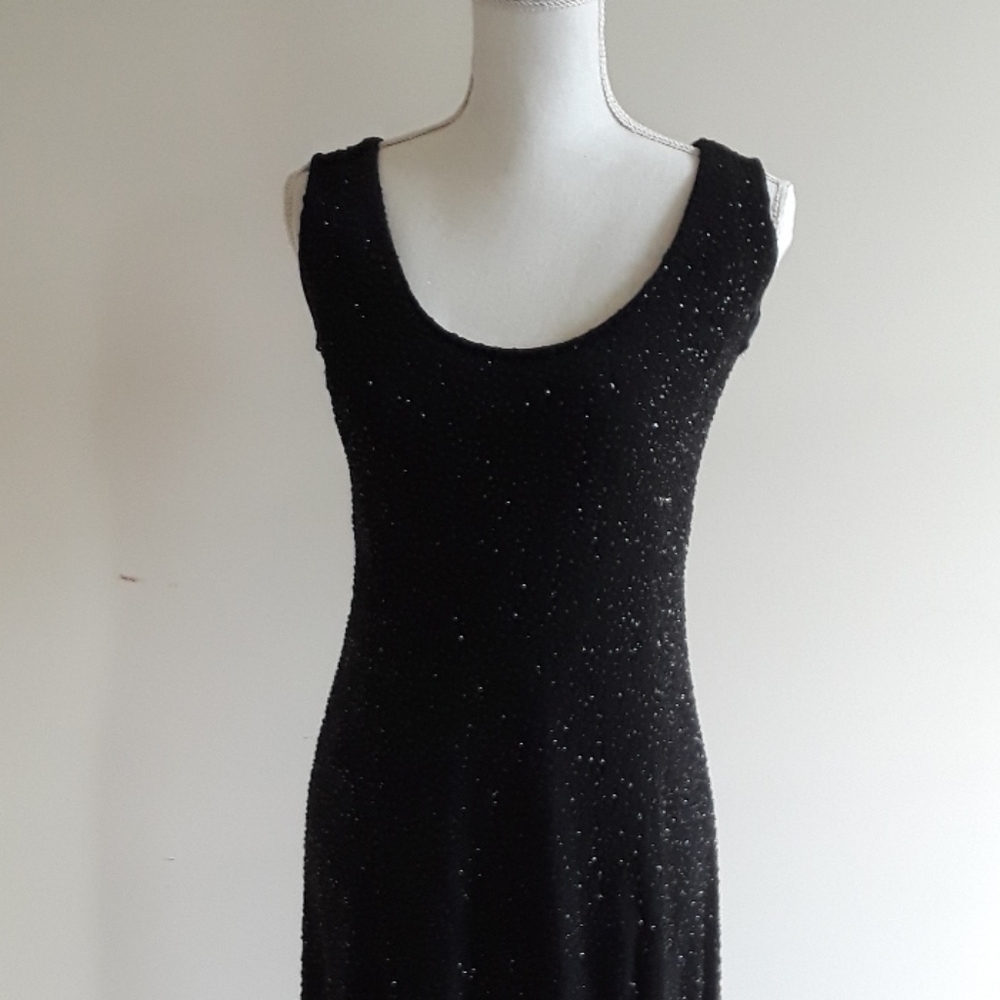 Full sequence evening dress